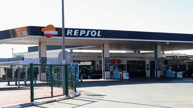 una estación de servicio de repsol