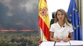 Yolanda Díaz en su despacho
