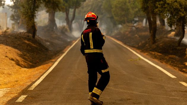 bombero incendio madrid