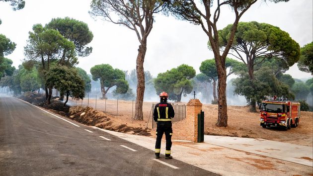camion bomberos incendio