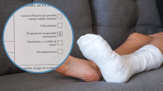 Parte médico con "propuesta de incapacidad permanente"