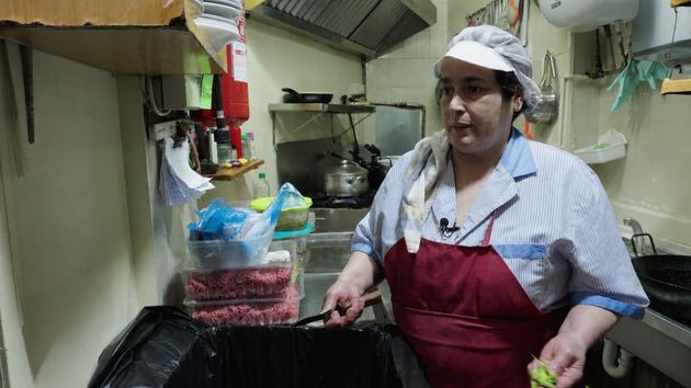 maria cocinando