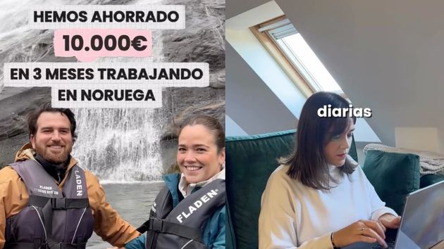 Imágenes de Inma y su pareja 