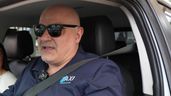 José Antonio, taxista, durante la entrevista