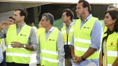 Óscar Puente y Félix Bolaños en Almería