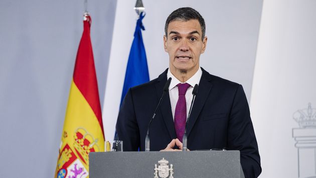 El presidente del Gobierno, Pedro Sánchez