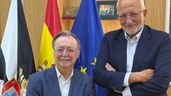 Presidente Mercadona Juan Roig junto a presidente Ceuta Juan Vivas