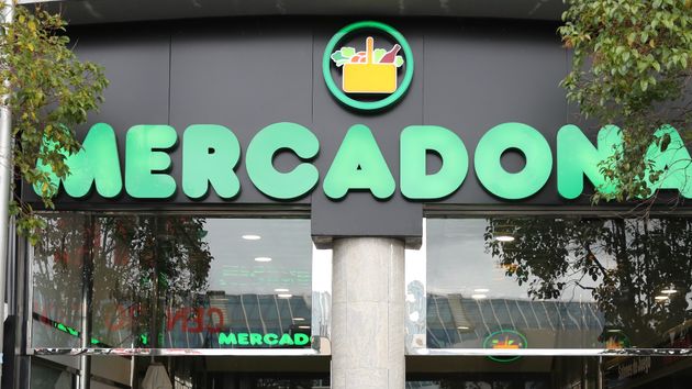 Fachada de una tienda de Mercadona