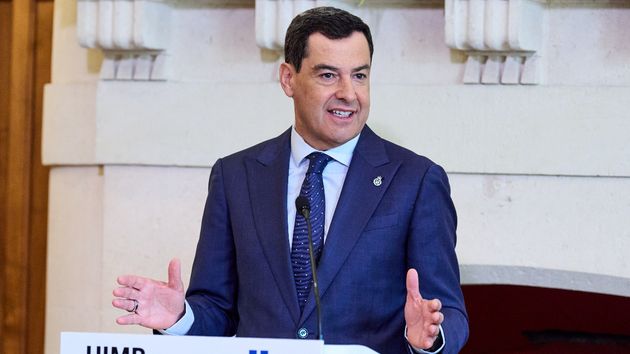 Juanma Moreno Bonilla en un acto