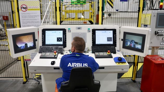 Un trabajador aleatorio de Airbus