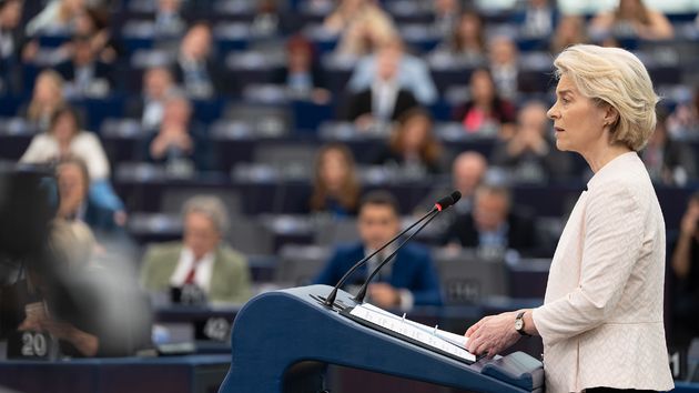 La Presidenta de la Comisión Europea, Ursula von der Leyen