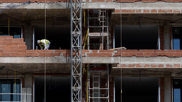 Albañil trabajando