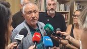 Pepe Álvarez declarando ante los micros