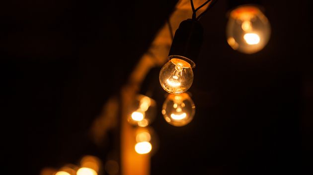 bombillas encendidas