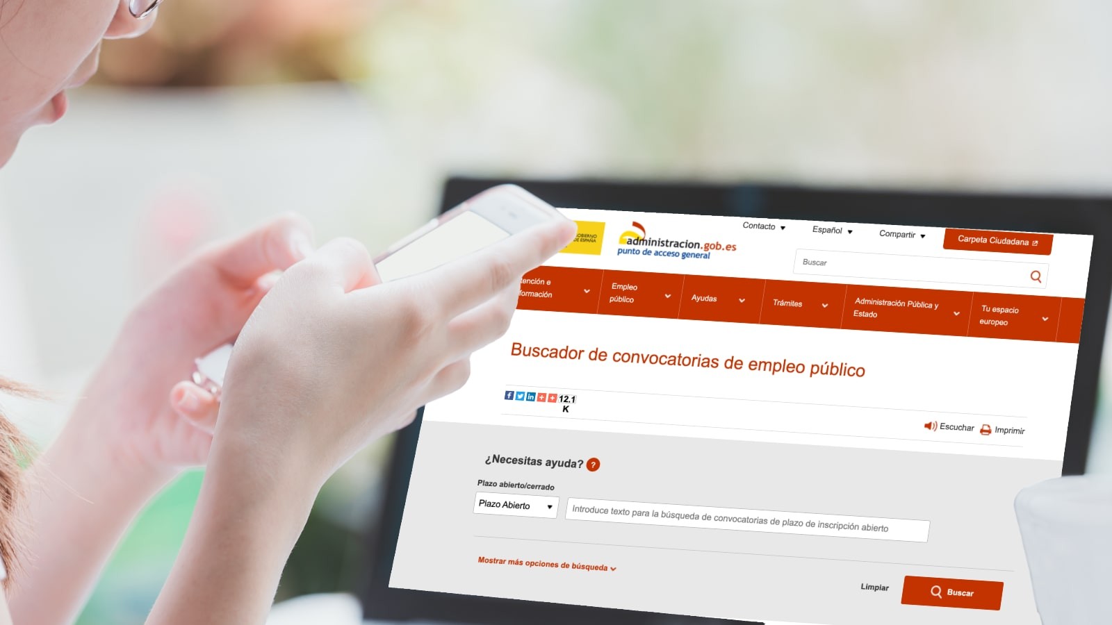 Buscador de empleo público