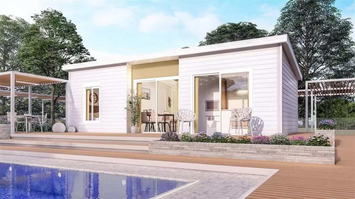 La casa prefabricada donde puede vivir toda la familia por 50.000 euros: totalmente amueblada