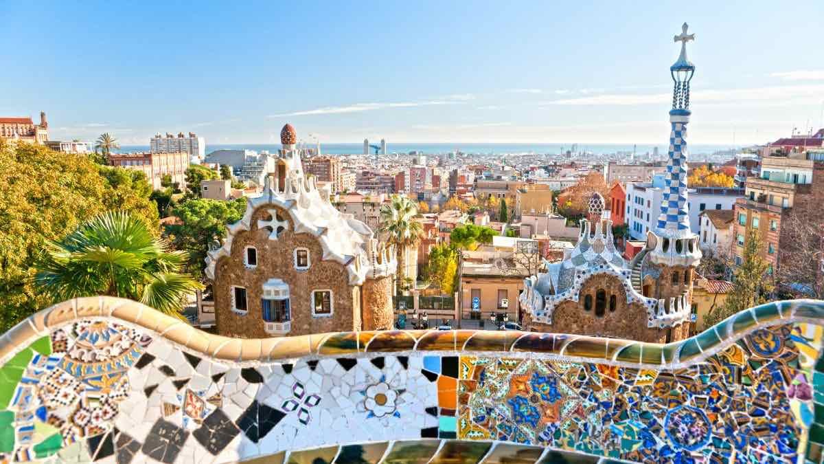 Parque Güell, en Barcelona