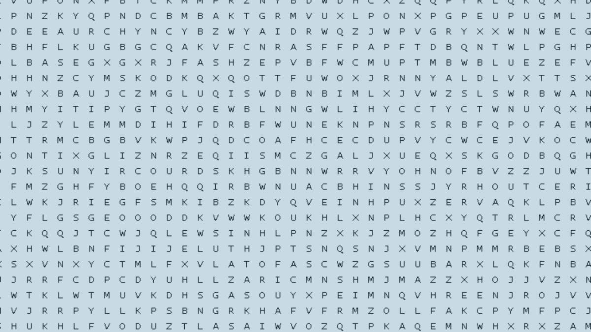 Reto Visual: ¿Eres capaz de encontrar la palabra TRABAJO en menos de 10 segundos? Reto visual cuadro de sopa de letras