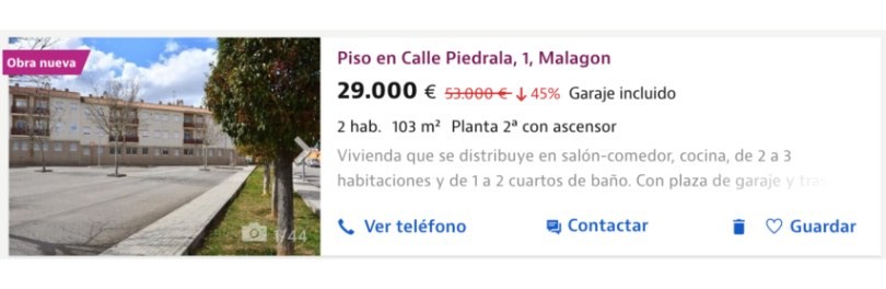 Piso Idealista en Malagón, Ciudad Real