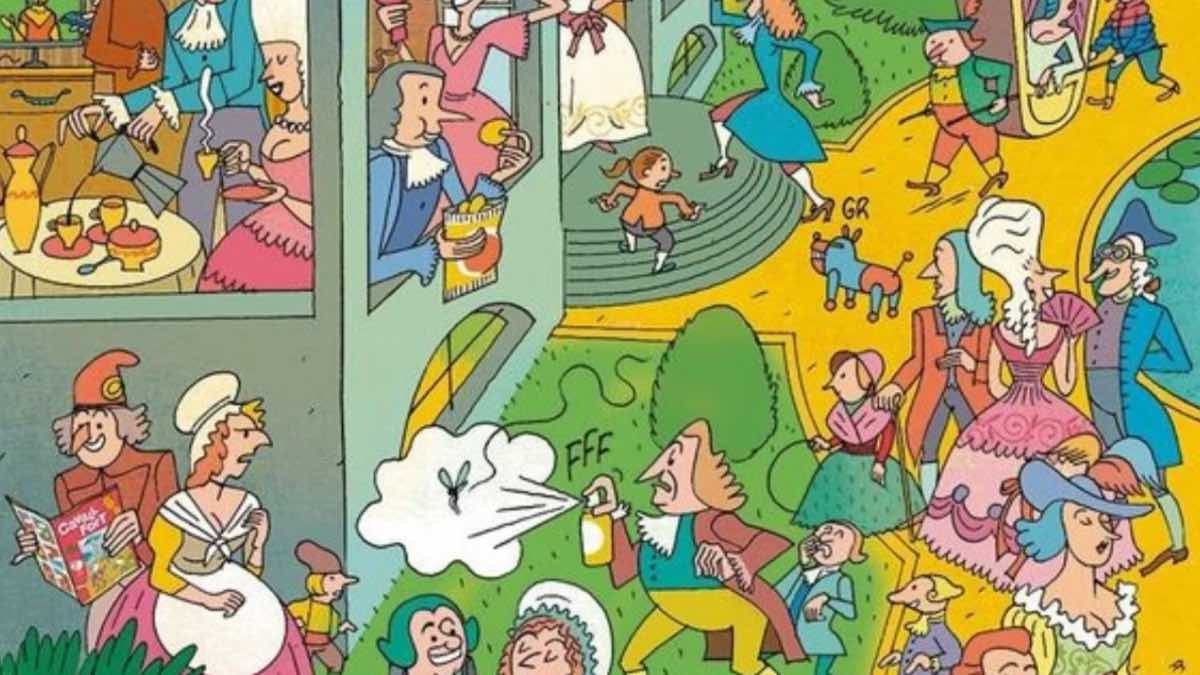 Encuentra los 14 objetos fuera de época en menos de 1 minuto Reto visual: encuentra los 14 artículos fuera de época en menos de 60 segundos