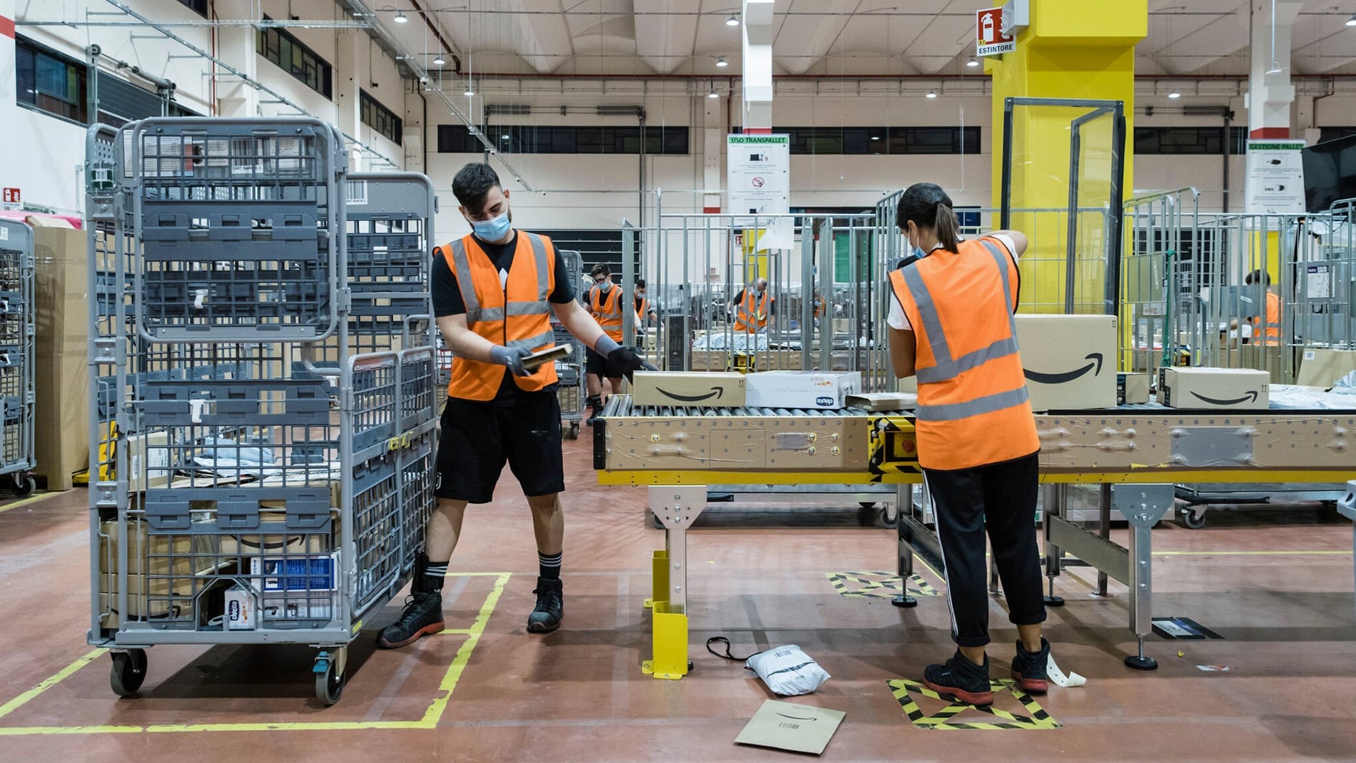 Amazon oferta para este mes de febrero 120 ofertas de empleo para mozos/as de almacen