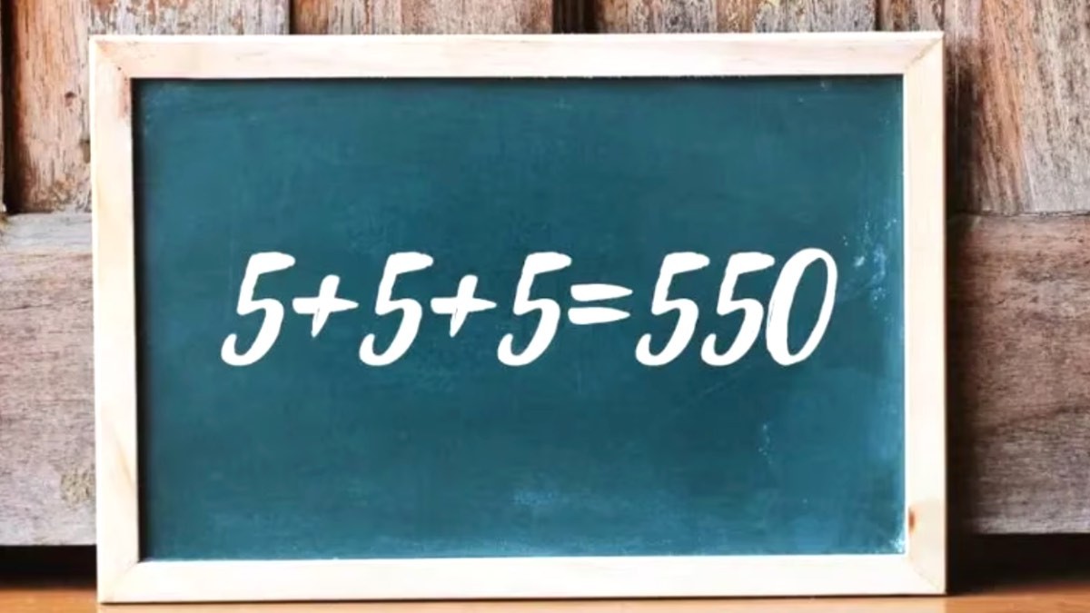 Solo el 5% resolvió este reto visual ¿puedes explicar el resultado de esta suma?