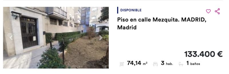 Piso en calle Mezquita, Madrid