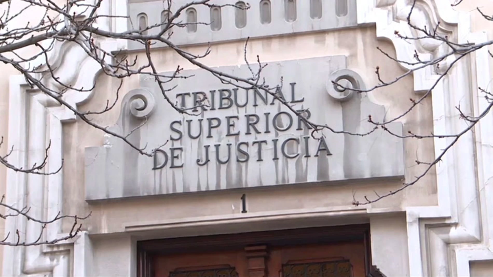 Fachada del Tribunal Superior de Justicia de Madrid