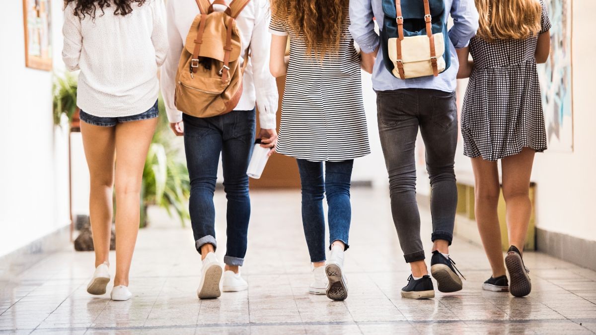 Estudiantes de Secundaria en un instituto. La Seguridad Social obliga a realizar seguro escolar a estos estudiantes