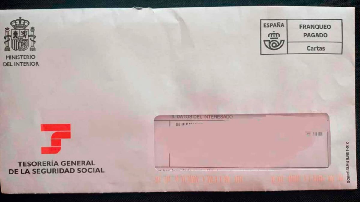 Una carta de la Seguridad Social