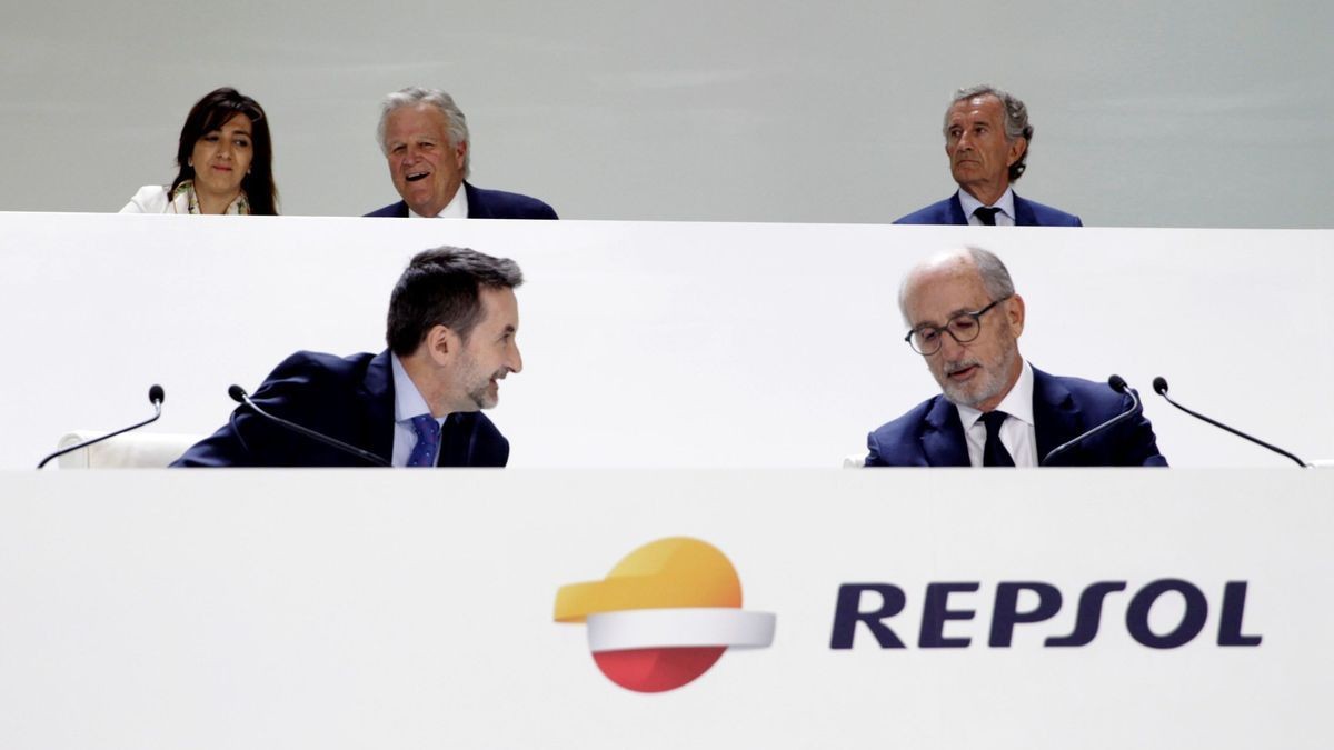 El presidente de Repsol, Antonio Brufau, y el consejero delegado Josu Jon Imaz.