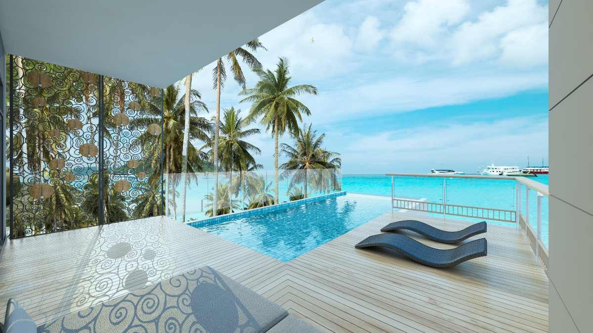 Estos son los destinos más baratos para alojarse esta Semana Santa: disfruta de tus vacaciones por poco dinero Casa de alquiler vacacional con vistas al mar