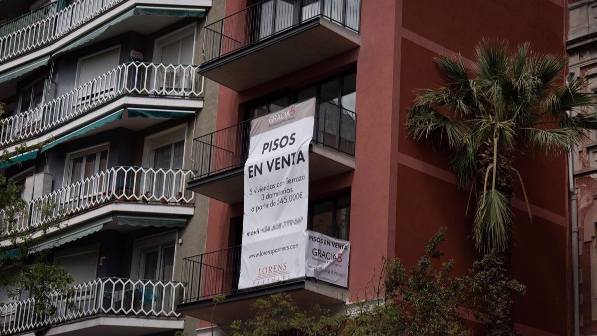 Un piso a la venta en Barcelona.