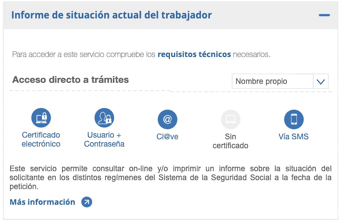 identificación sede electrónica Seguridad Social