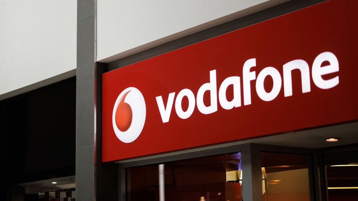 Fachada de una tienda Vodafone