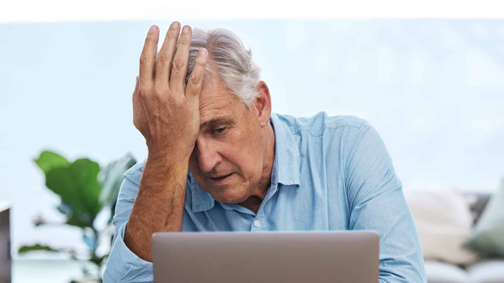 Un pensionista preocupado