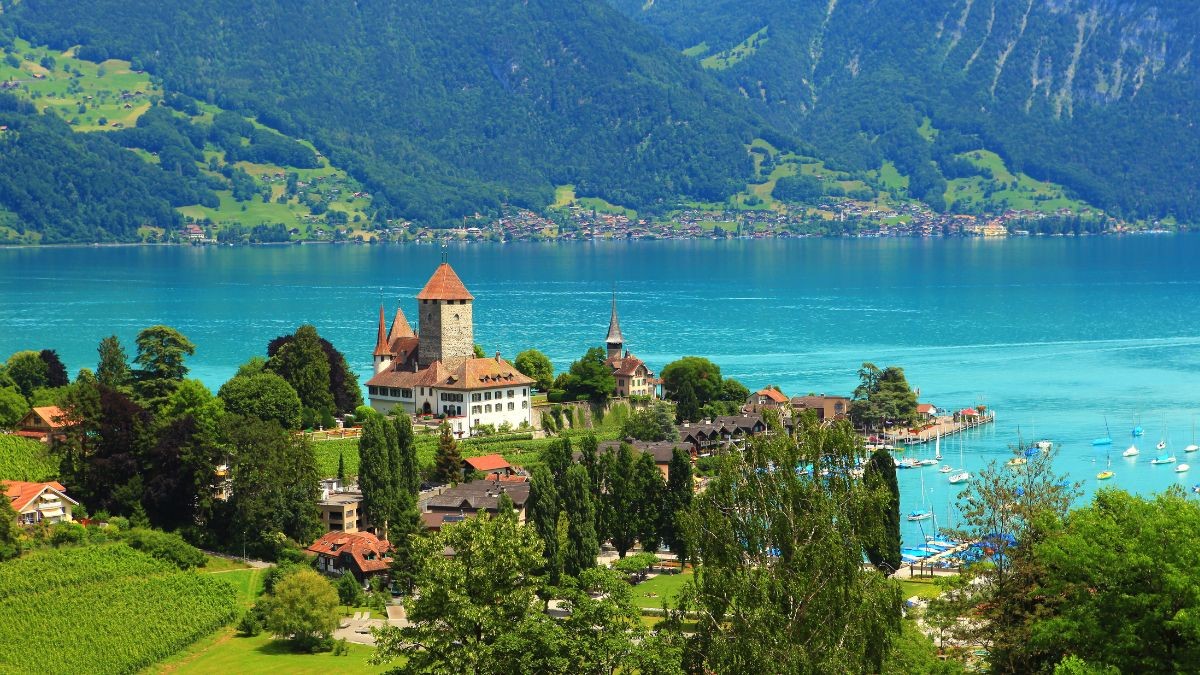Lago Thun, en Suiza.