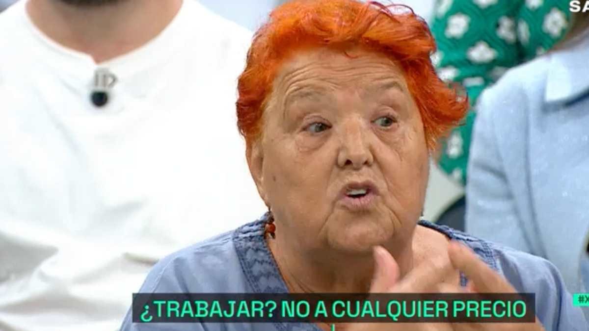 Una pensionista se pone de parte de los jóvenes y de que quieran mejores condiciones laborales: “que vamos a ir, ¿hacia atrás?” La pensionista en su intervención en televisión