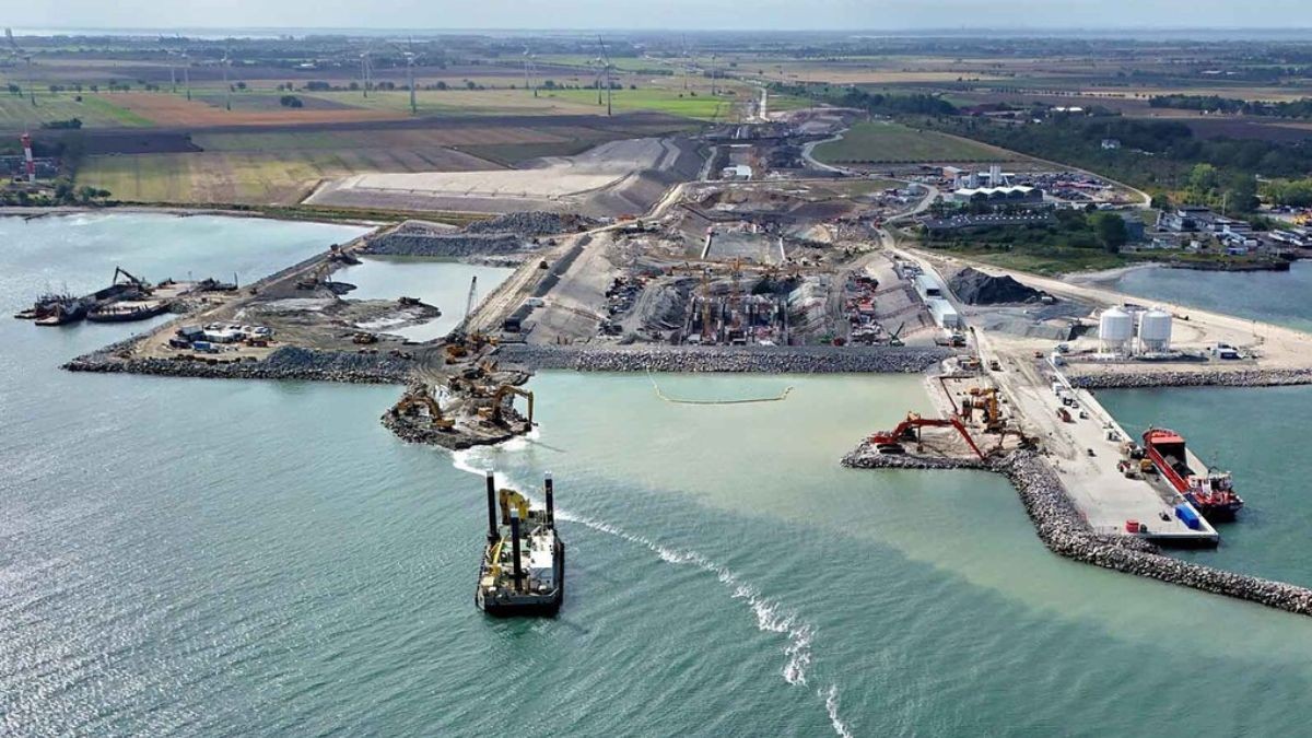 Con 73.000 toneladas de hormigón y acero como para 50 torres Eiffel: el túnel submarino más grande del mundo estará en Europa Zona en la que se está construyendo el túnel.
