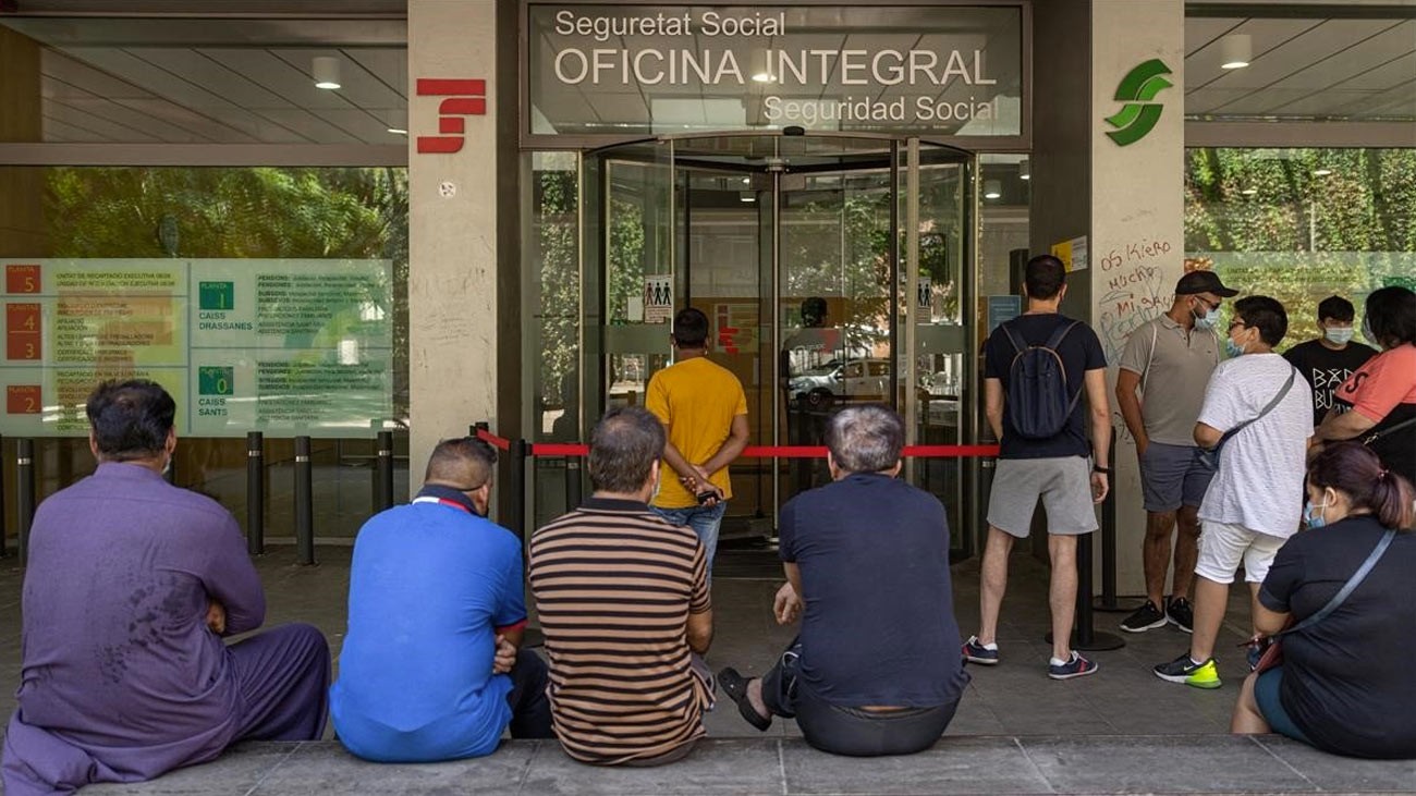 Una oficina de la Seguridad Social