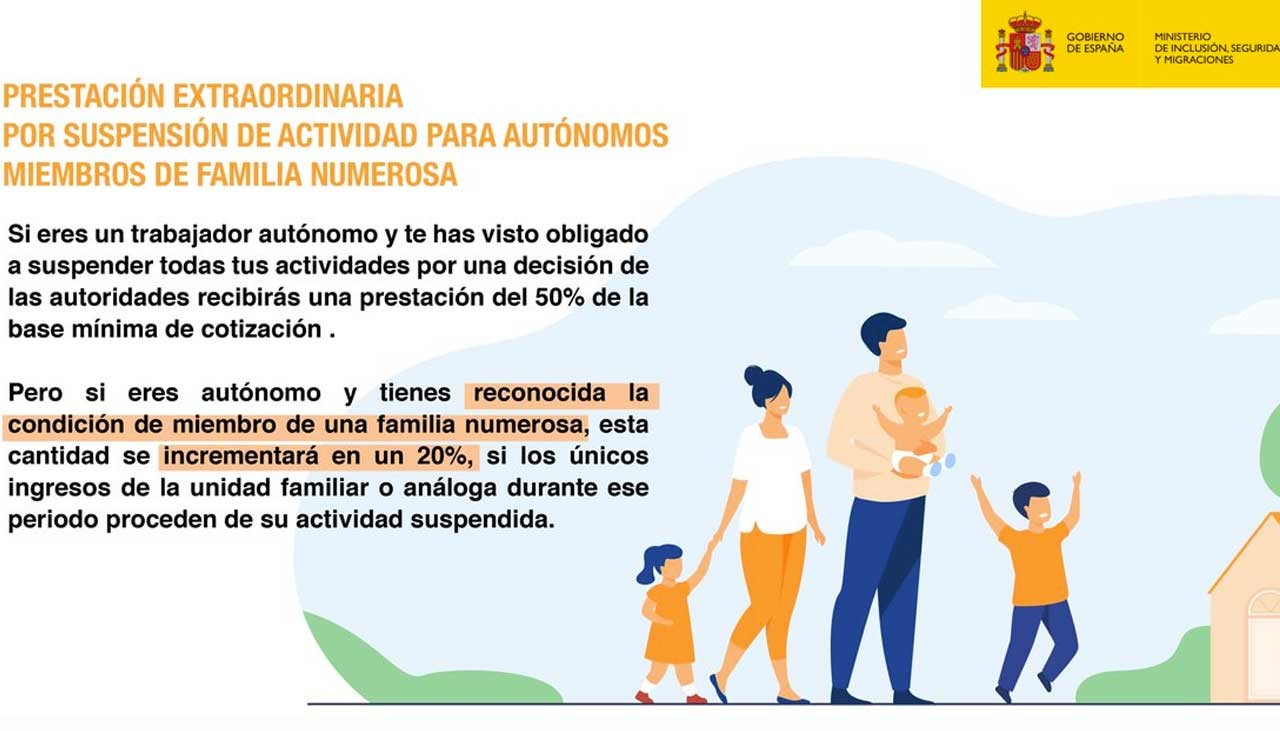 Nueva prestación extraordinaria para autónomos por suspensión de actividad
