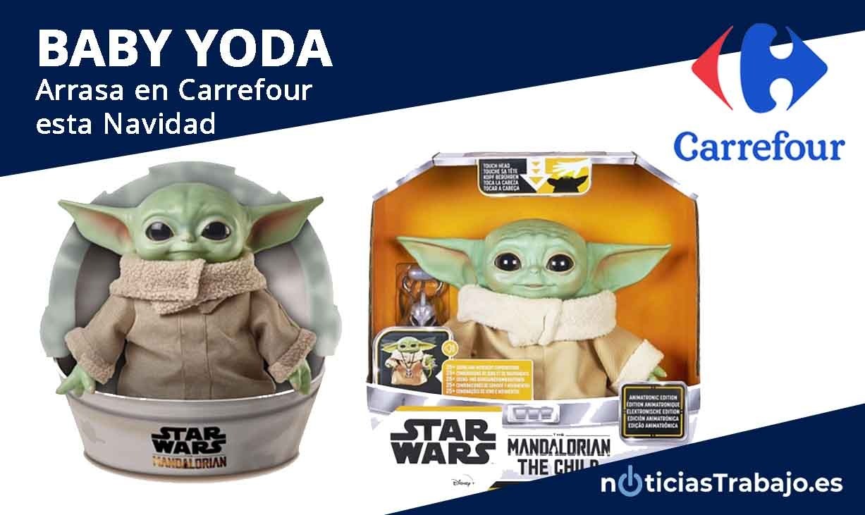 Baby Yoda se vuelve viral en Carrefour esta Navidad