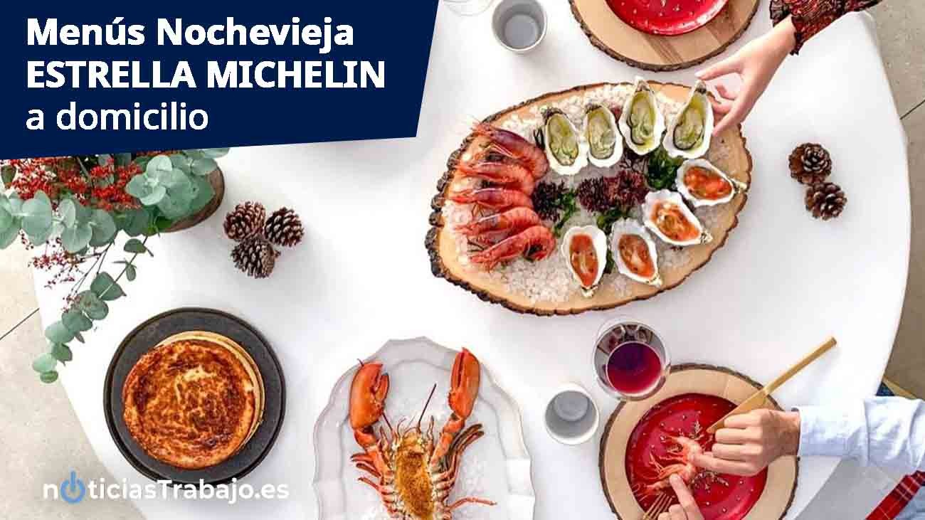 Menús con Estrella Michelin a domicilio en Nochevieja