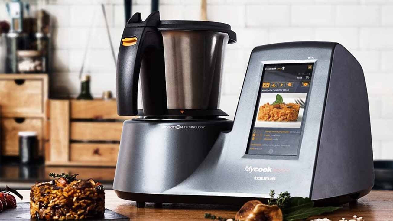 Amazon: un robot de cocina de Taurus con wifi, pantalla táctil de 7 pulgadas y 8.000 recetas con un 33% de descuento