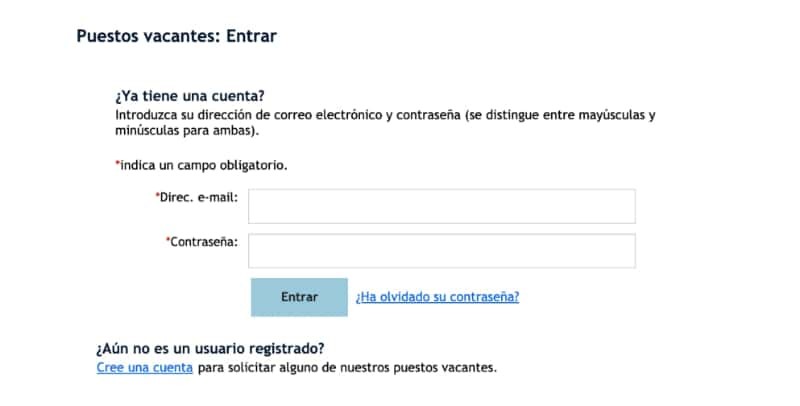 crear una cuenta de empleo en movistar