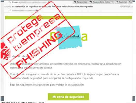 mail estafa Caixabank