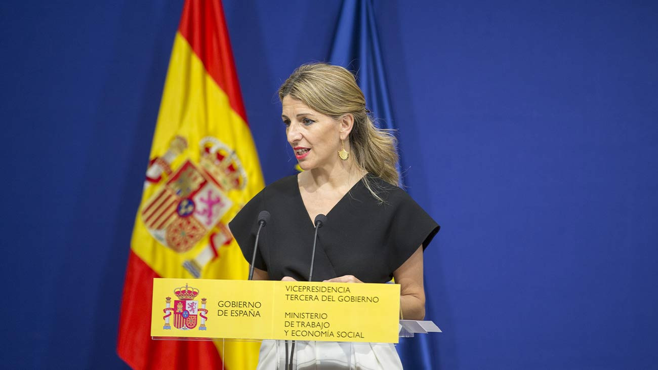 Ministra de Trabajo, Yolanda Diaz