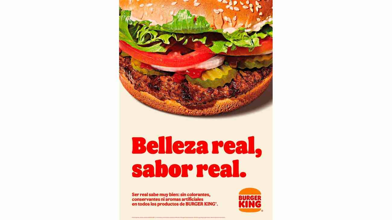 campaña burguer king belleza real