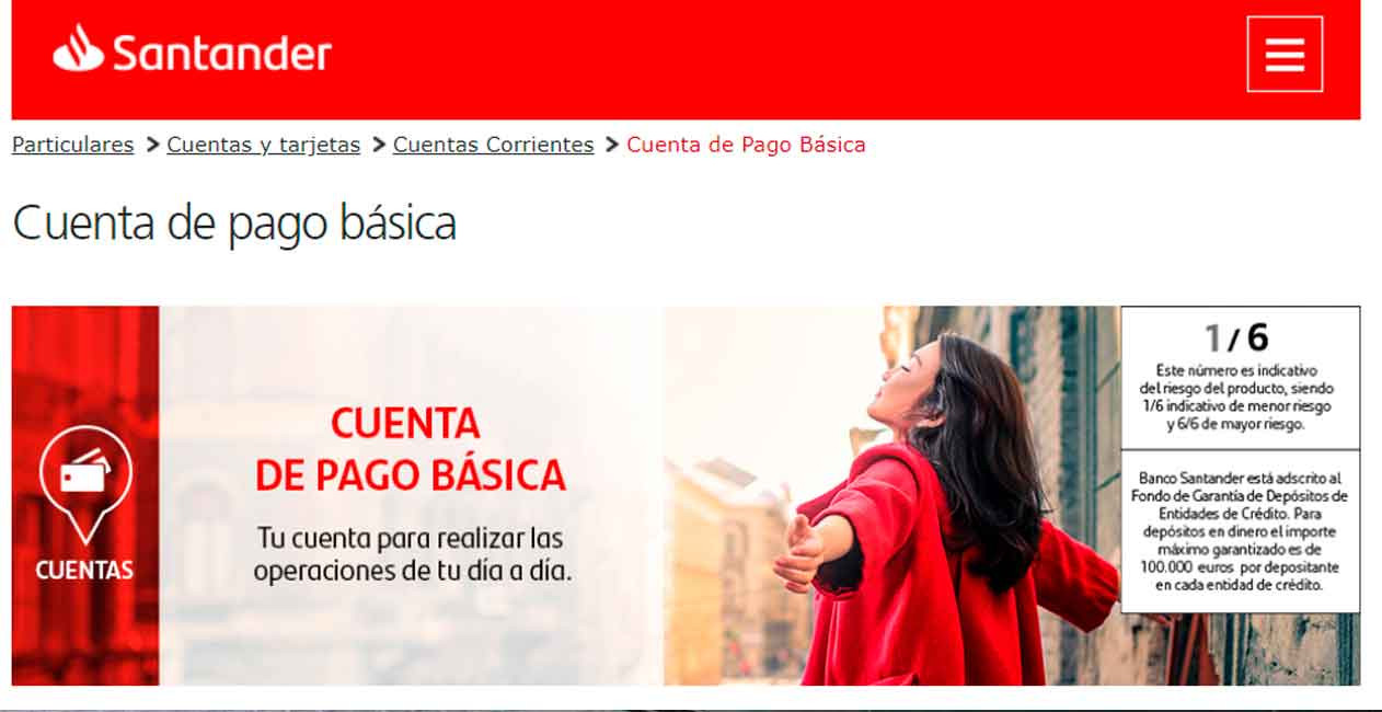 cuenta basica santander