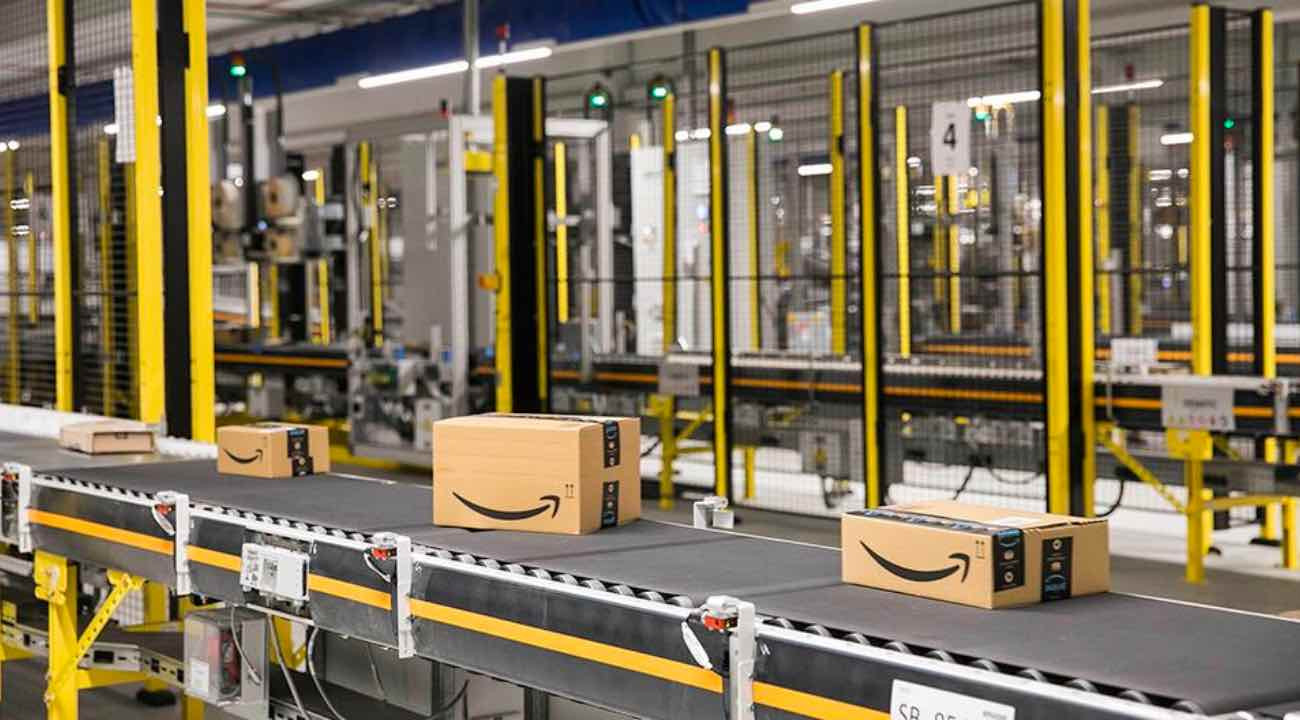 Cinta transportatora de pedido de Amazon Cinta transportadora pedidos de Amazon